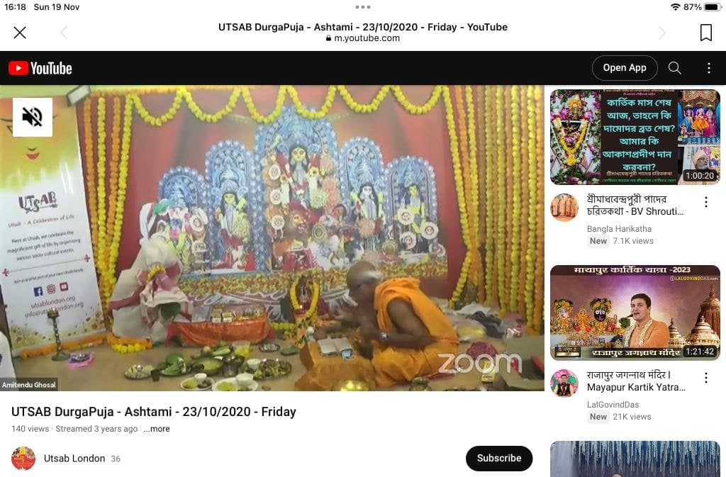 UTSAB Durga Puja 2020 — photo 2